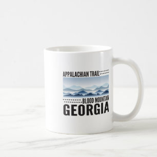 Appalachian Trail Hikers Hiking At Blood Mountain Coffee Mug