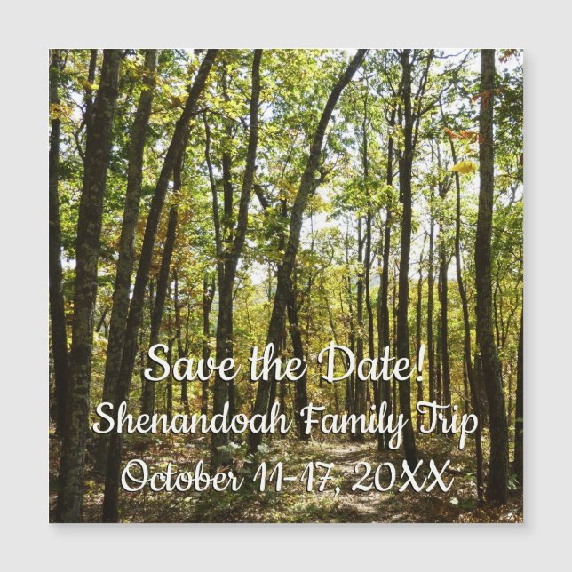 Appalachian Trail in October at Shenandoah (Front)