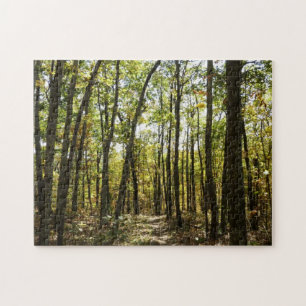 Appalachian Trail in October at Shenandoah Jigsaw Puzzle
