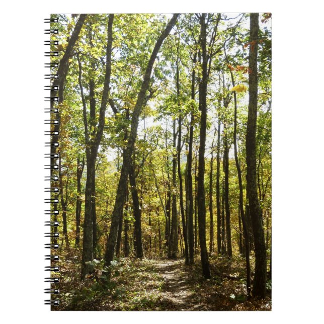 Appalachian Trail in October at Shenandoah Notebook (Front)