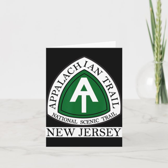 Appalachian Trail New Jersey Nj  Card (Front)