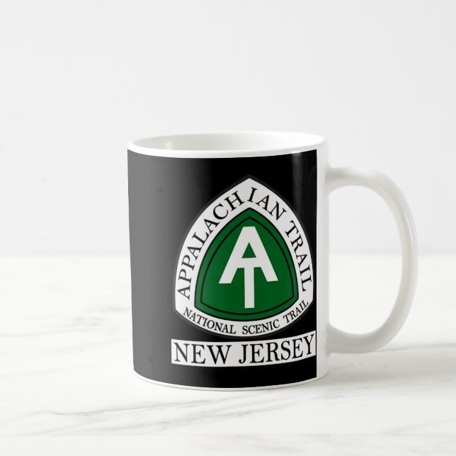 Appalachian Trail New Jersey Nj  Coffee Mug (Right)