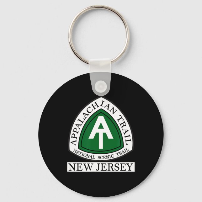 Appalachian Trail New Jersey Nj  Keychain (Front)