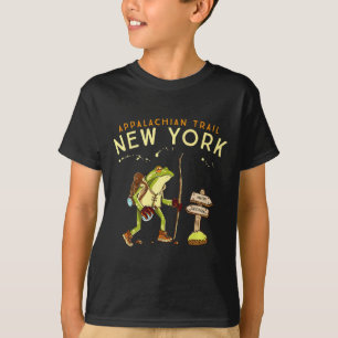 Appalachian Trail New York Hiking Frog T-Shirt