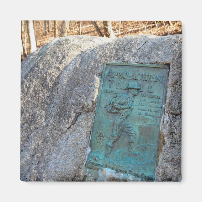 Appalachian Trail Plaque Unicoi Gap GA Magnet (Front)