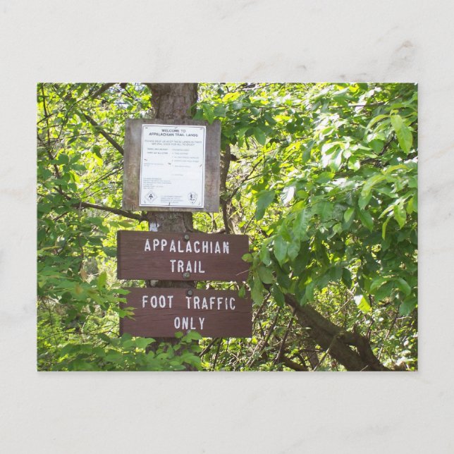 appalachian trail postcard (Front)