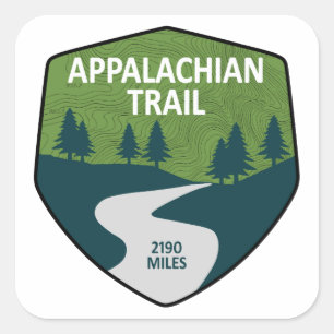 Appalachian Trail Square Sticker