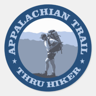 Appalachian Trail -Thru Hiker Classic Round Sticker