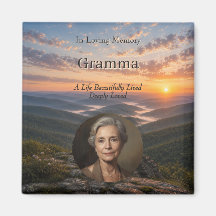 Appalachian Vista Personalized Memorial Photo