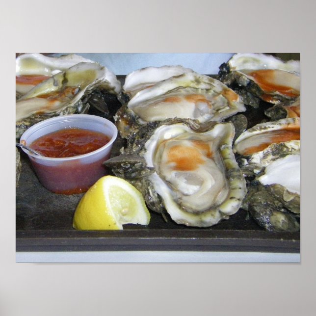 Appalachicola oysters poster (Front)