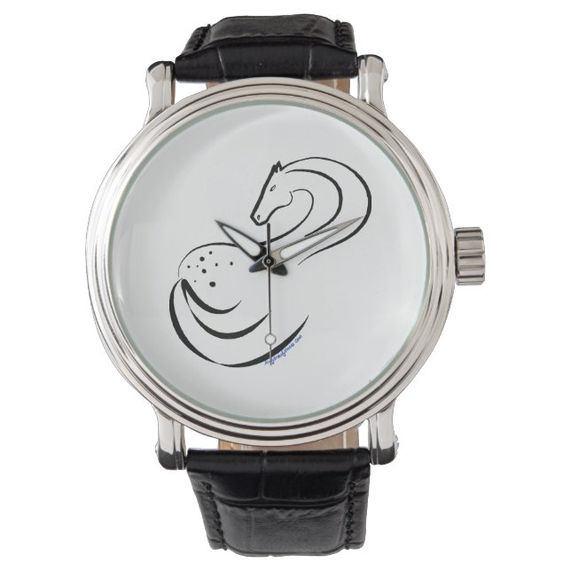 Appaloosa artwork on watch face (Front)