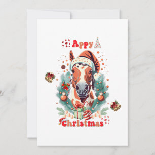 Appaloosa Christmas Holiday Card