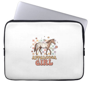 Appaloosa Girl Vintage Horse Western T-Shirt Desig Laptop Sleeve