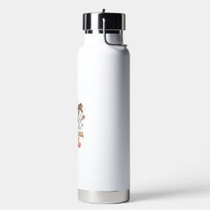 Appaloosa Girl Vintage Horse Western T-Shirt Desig Water Bottle