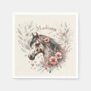 Appaloosa Horse Birthday  Napkin