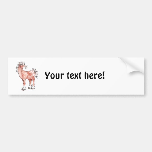 Appaloosa Horse Bumper Sticker (Front)