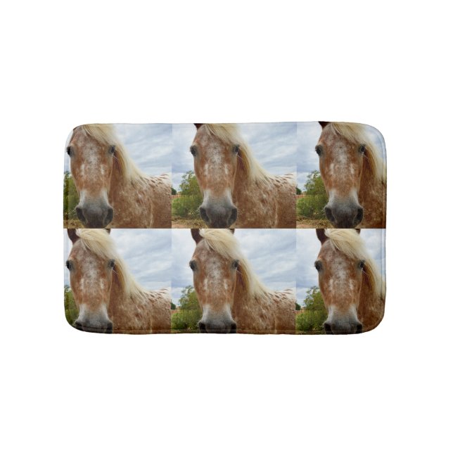 Appaloosa Horse Called Sugar, Memory Foam, Bath Mat (Front)