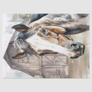 Appaloosa Horse Decoupage Tissue Paper
