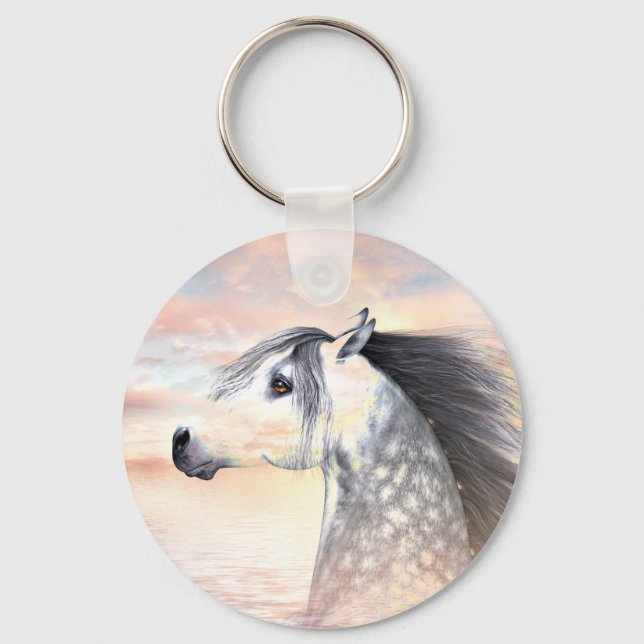 Appaloosa horse keychain (Front)