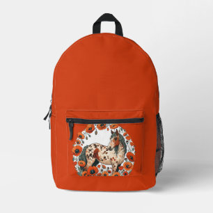 Appaloosa Horse Poppy Appy Horses                  Printed Backpack