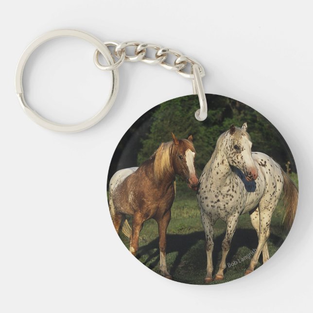 Appaloosa Horses Keychain (Front)