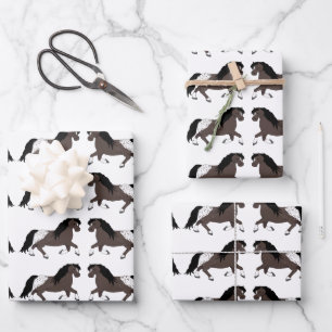 Appaloosa Ponies Wrapping Paper Sheets