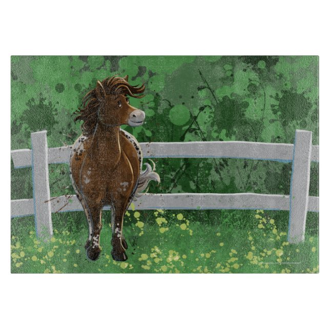 Appaloosa Pony Cutting Board (Front)