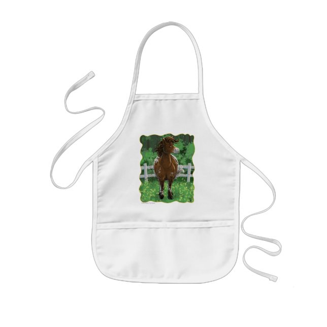 Appaloosa Pony Kids Apron (Front)
