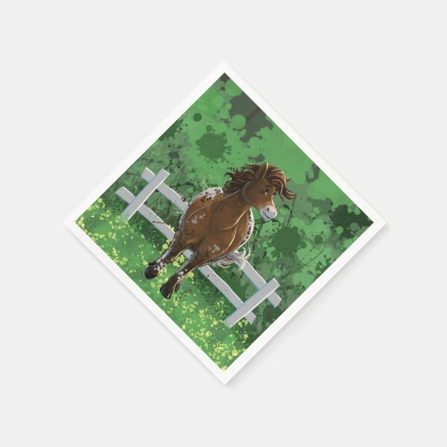 Appaloosa Pony Napkin (Corner)