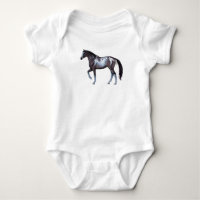 Appaloosa Western Pferd, laufend -