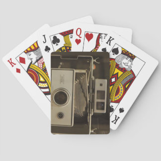 Appareil-photo vintage - cartes de jeu