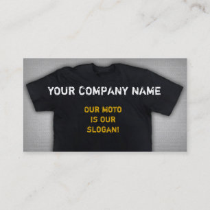 Apparel company business card