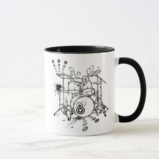 apparel drums design mug (Right)