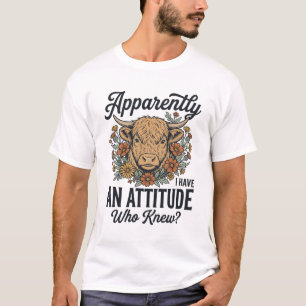 Apparemment j'ai un t-shirt de vache des Highlands