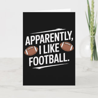 Apparently I Like Footbyll Soccer Lover Sports  Card