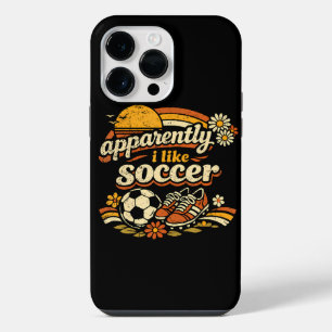 Apparently I Like Soccer iPhone 14 Pro Max Case