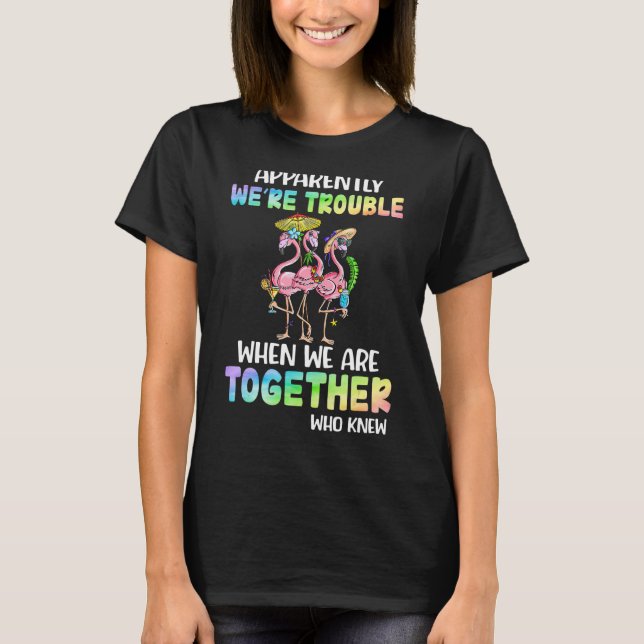 Apparently  Trouble When We Are Together Who Knew T-Shirt (Front)