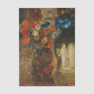 Apparition by Odilon Redon Tissue Paper