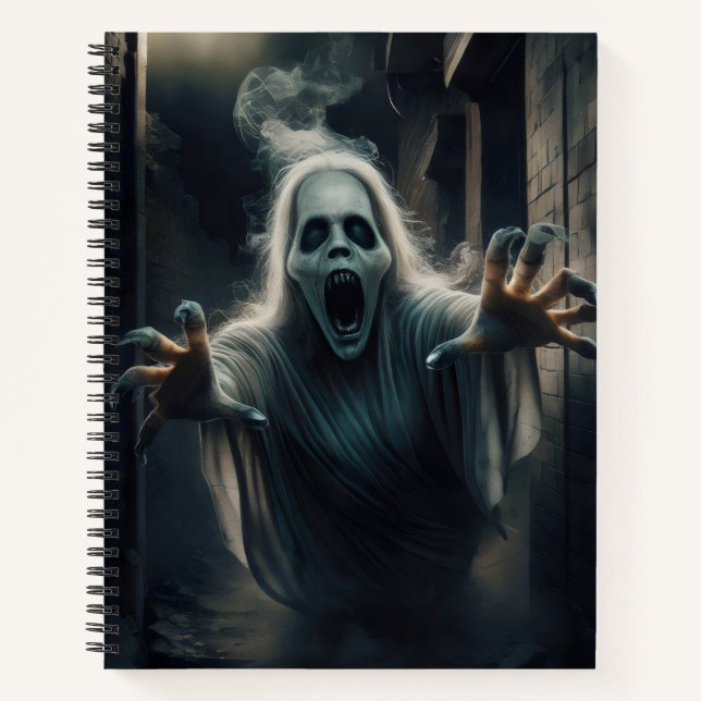 Apparition of a ghost. notebook (Front)