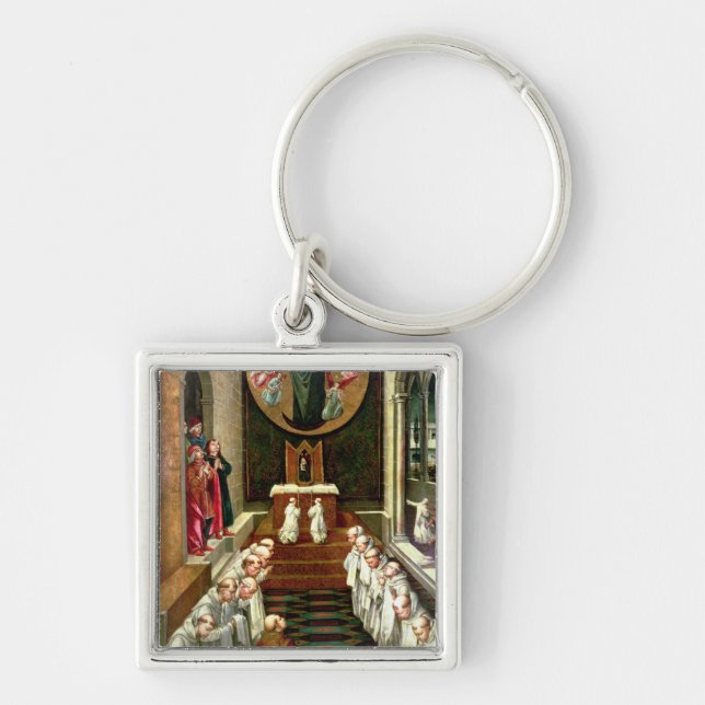 Apparition of the Virgin to a Community Keychain (Front)