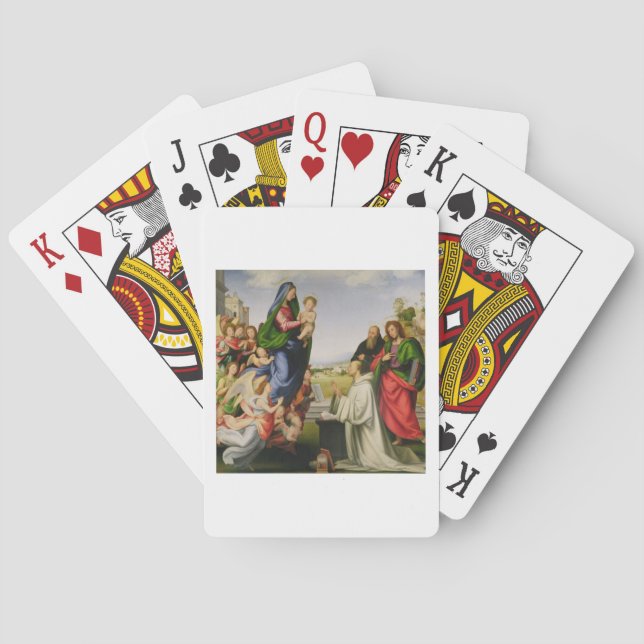 Apparition of the Virgin to St. Bernard, 1504-07 ( Playing Cards (Back)