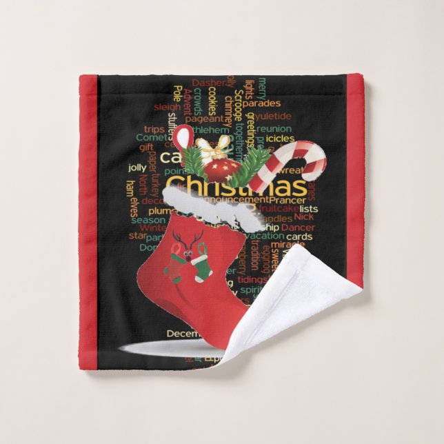 Appartement spécial de jour du chef de Noël (Gant de toilette)