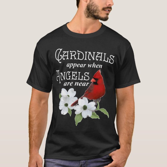 Appear When Angels Are Near Bird gift family T-Shirt (Front)