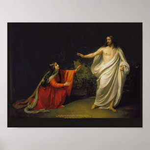 Appearance of Christ to Mary Magdalene Poster