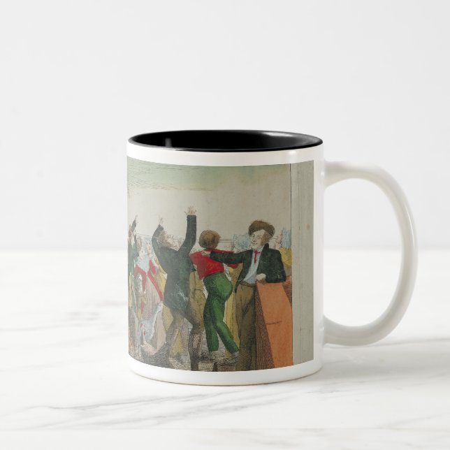 Appearance of the Great Comet in 1811 Two-Tone Coffee Mug (Right)