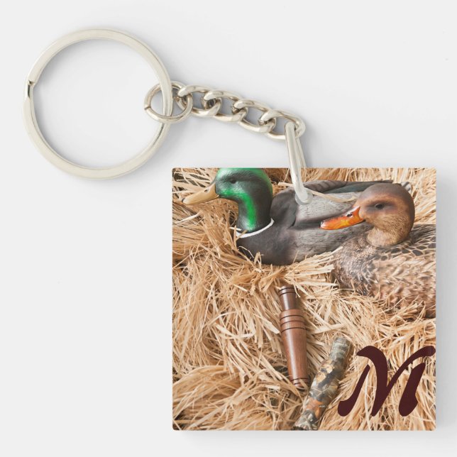 Appel Mallard Drake de canard chassant le porte - (Devant)