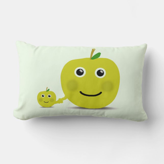 Appel vriendjes lumbar pillow (Front)