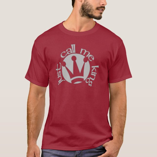 Appelez-moi le Roi Basic Dark T-shirt (Devant)