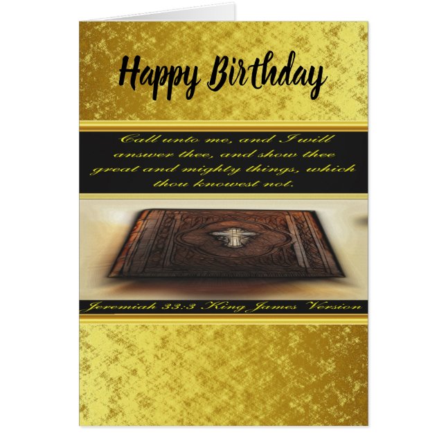 Appelle-moi, et je répondrai à Jérémie 33:3 (Devant)