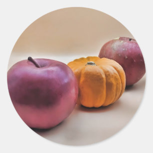 Appels and Pumpkin Picture Sticker